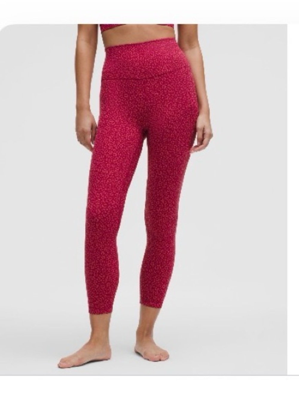 lululemon athletica Align High Rise 25in leopard daisy